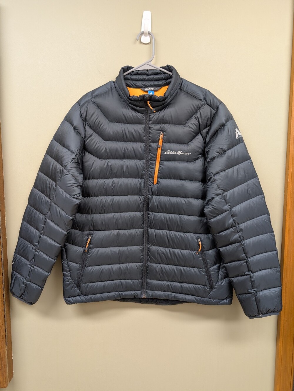 Eddie Bauer First Ascent Down 800 Fill Jacket In Charcoal Gray Large